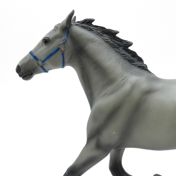 VINTAGE BREYER Traditional Model No. 1150 Grey Standardbred Pacer Mold RETIRED - Picture 6 of 9